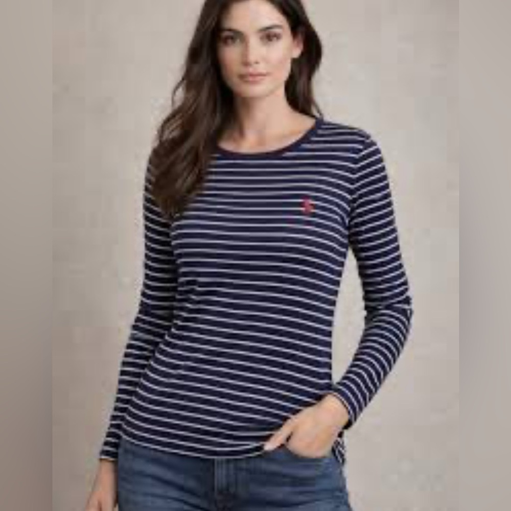 Ralph Lauren Sport  Striped Long Sleeve Top